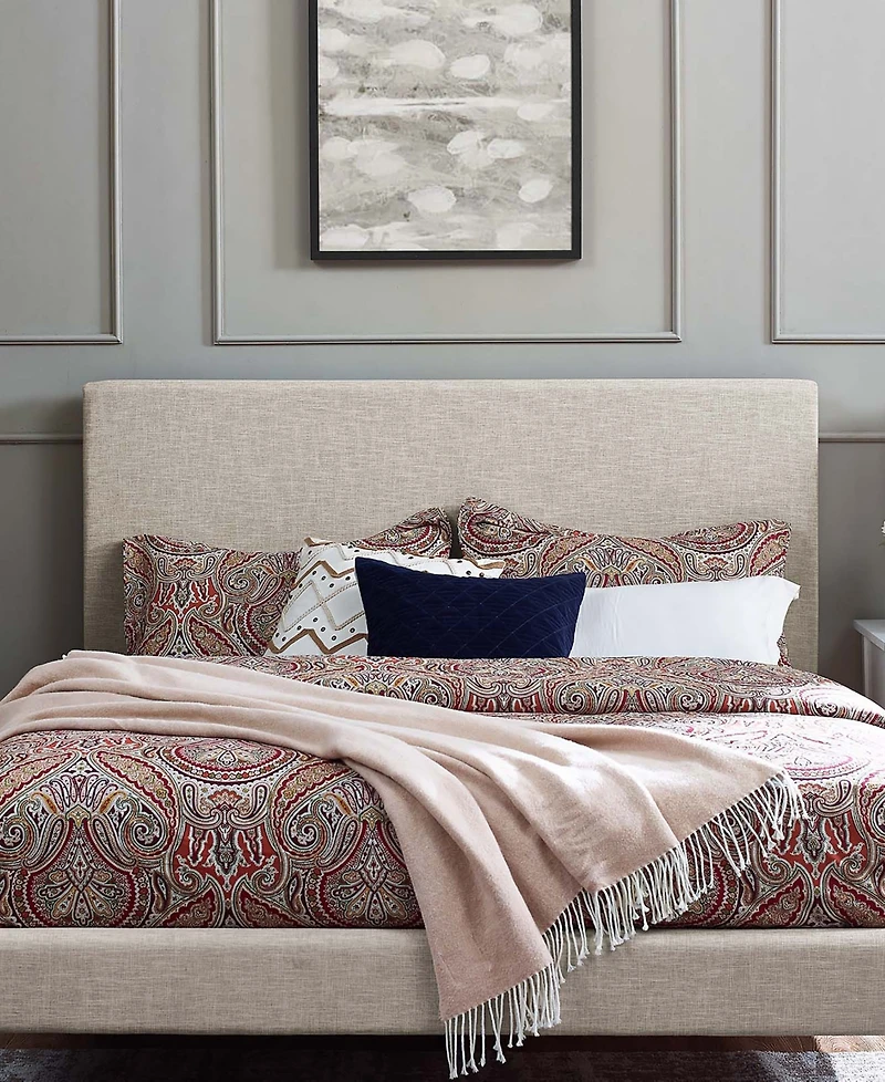 Modway Taylor Full/Queen Upholstered Linen Fabric Headboard