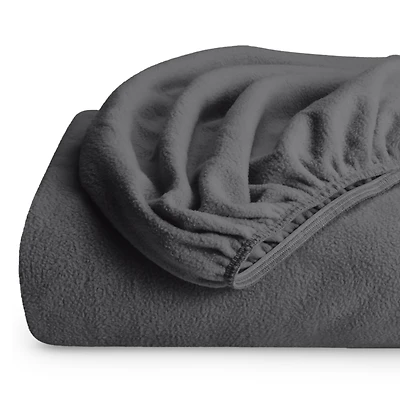 Bare Home Polar Fleece Fitted Sheet King