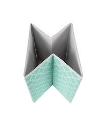 Design Imports Non-woven Polyester Cube Lattice Square Set of 4