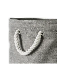 Design Imports Polyester Bin Variegated Round Small