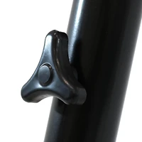 Adjustable Heavy-Duty Steel Hammock Chair Stand - 79" to 93"/330 lb Weight Capacity - Black