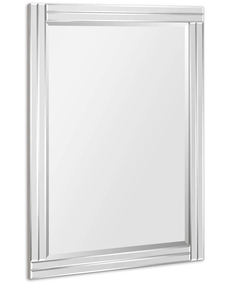 Empire Art Direct Moderno Stepped Beveled Rectangle Wall Mirror, 40" x 30" x 1.18"