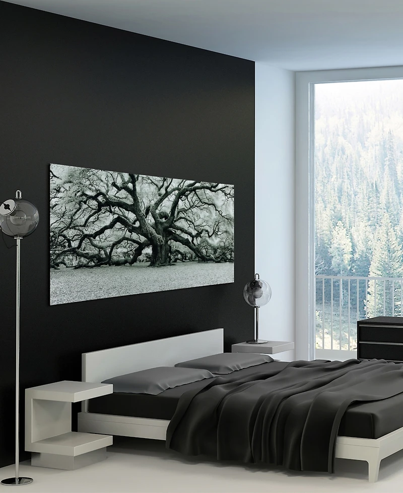Empire Art Direct Growth Frameless Free Floating Tempered Art Glass Wall Art by Ead Art Coop, 36" x 72" x 0.2"