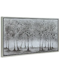 Empire Art Direct Solitary Field Textured Metallic Hand Painted Wall Art by Martin Edwards, 24" x 48" x 1.5"