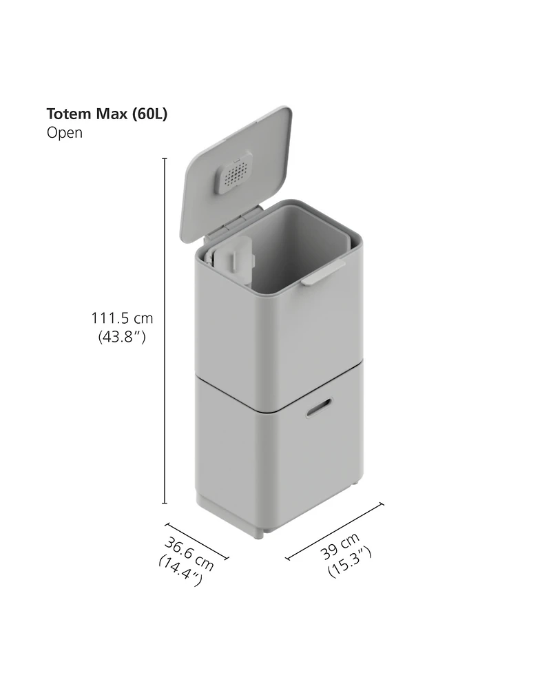 Joseph Joseph Totem Max 60L Waste Separation & Recycling Unit