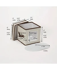 Household Essentials China Plate Storage Box
