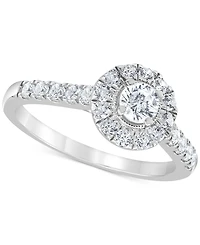 Diamond Halo Bridal Set (1 ct. t.w.) 14k White