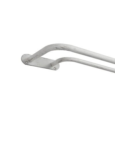 Exclusive Home Fetter Wrap Around Double Curtain Rod, 36"-72"