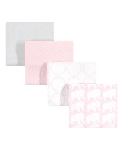 Hudson Baby Boys Gentle Cotton Flannel Receiving Throws