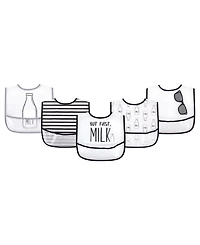 Little Treasure Baby Boy Waterproof Peva Bibs 5pk, Handsome Fella, One Size