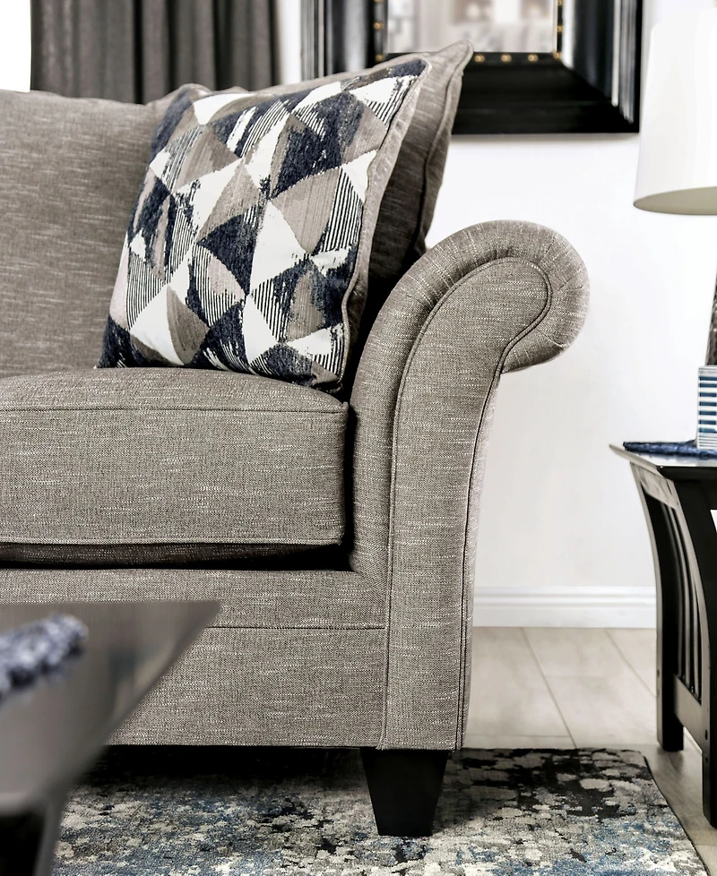 Furniture of America Parkcliffe Upholstered Loveseat