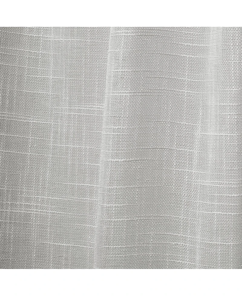 Exclusive Home Curtains Jacinta Flippable Side Ruffle Sheer Rod Pocket Curtain Panel Pair, 54" x 96", Set of 2