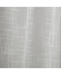 Exclusive Home Curtains Jacinta Flippable Side Ruffle Sheer Rod Pocket Curtain Panel Pair, 54" x 96", Set of 2