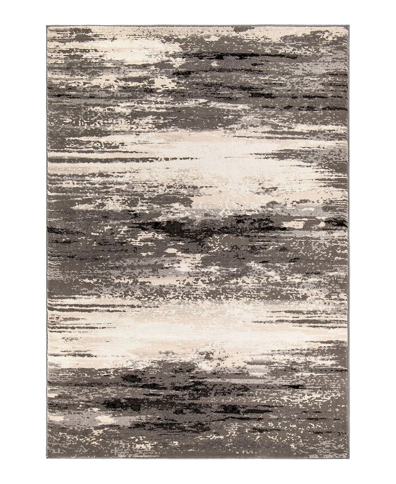 Closeout! Orian Illusions Devonridge Charcoal 5'3" x 7'6" Area Rug