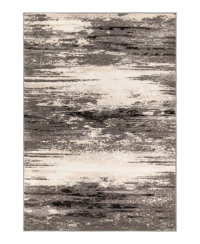 Closeout! Orian Illusions Devonridge Charcoal 5'3" x 7'6" Area Rug