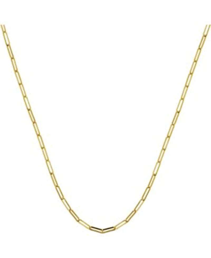 Now This Paper Clip Link Chains In Gold Or Silver Plate In 18 Or 24