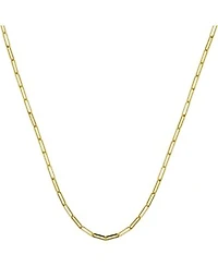 Now This Paper Clip Link Chains In Gold Or Silver Plate In 18 Or 24