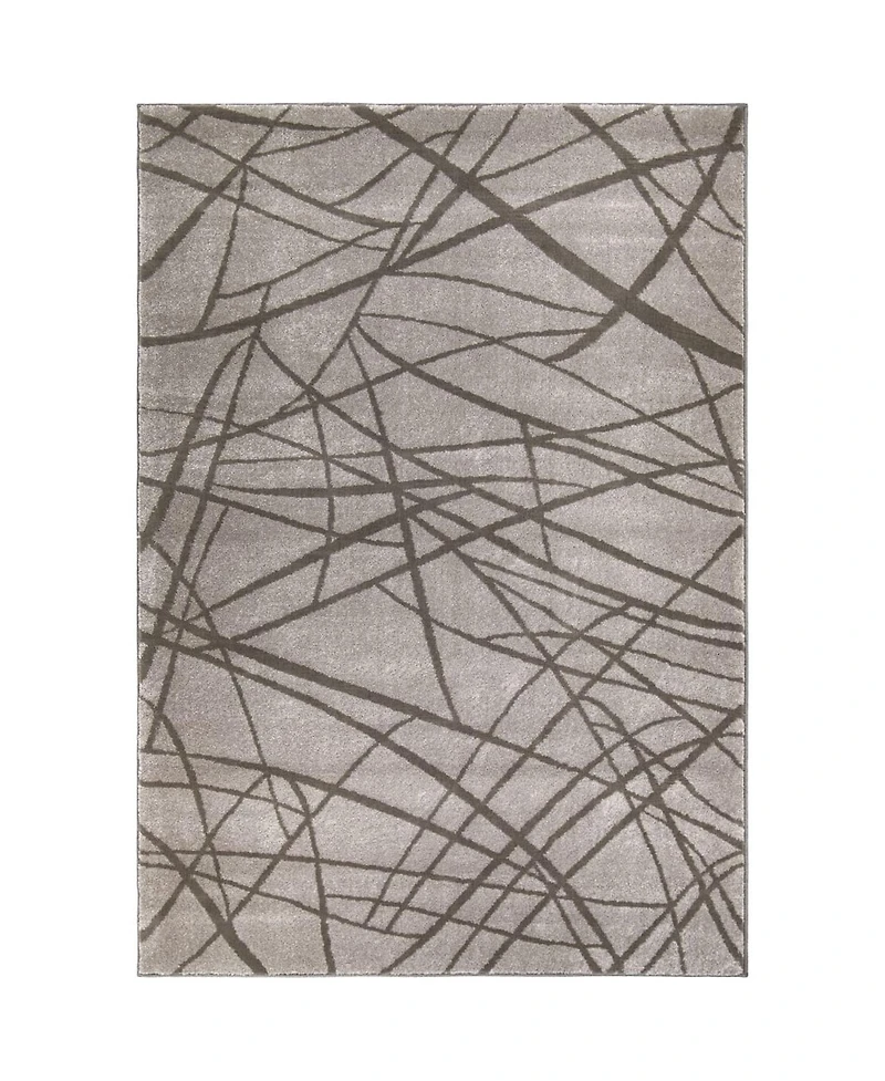 Closeout! Orian Illusions Branches Gray 5'3" x 7'6" Area Rug