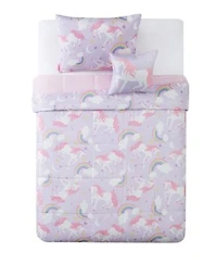 My World Kids Rainbow Unicorn Comforter Sets
