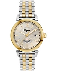 Ferragamo Men's Swiss Feroni Two-Tone Stainless Steel Bracelet Watch 40mm