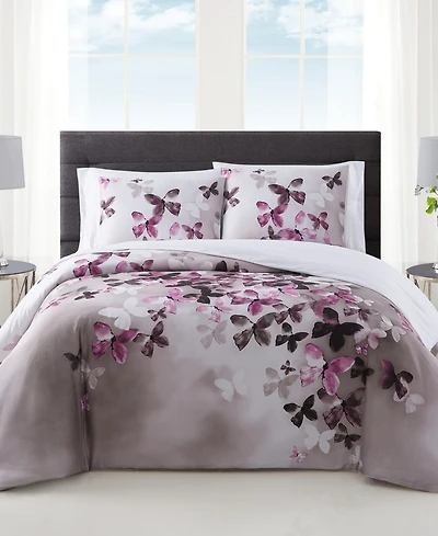 Vince Camuto Lissara 3 Piece Duvet Cover Set, King
