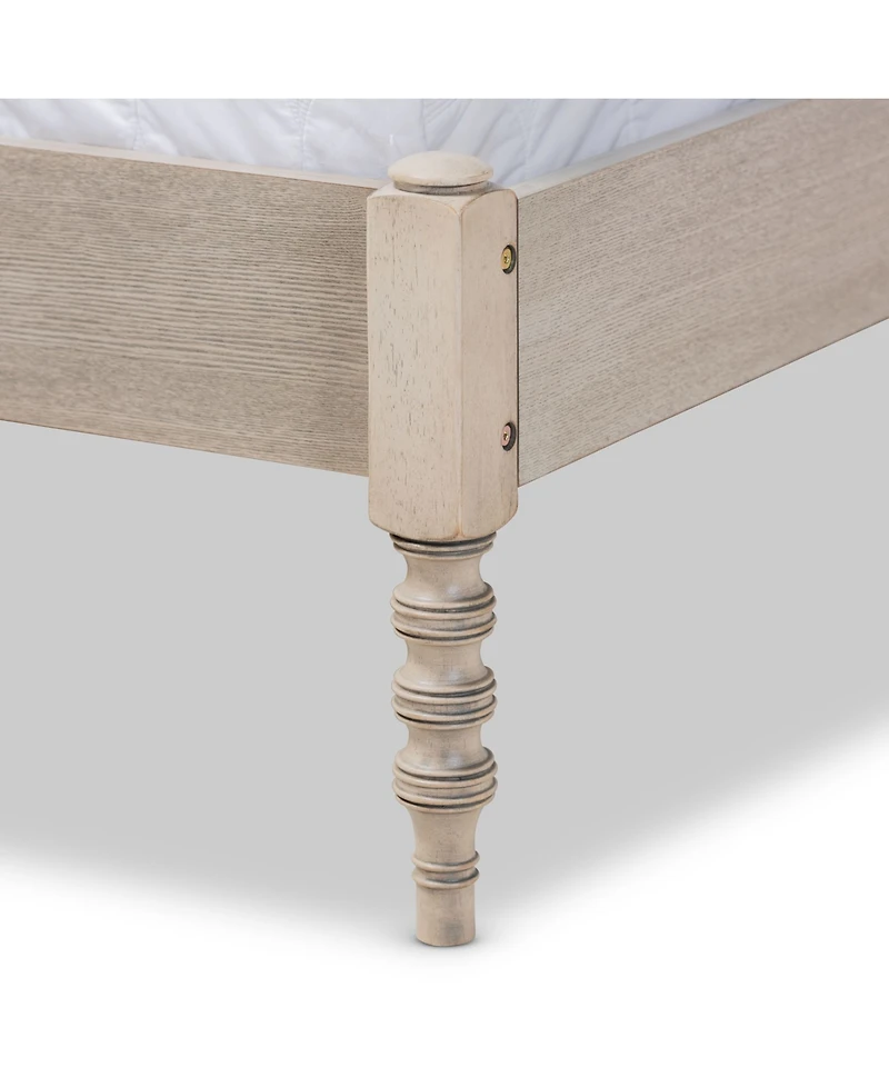 Furniture Cielle French Bohemian Queen Size Bed Frame