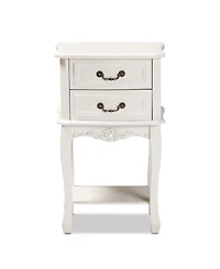 Furniture Gabrielle Victorian 2 Drawers Nightstand