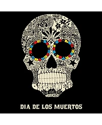 La Pop Art Men's Word - Dia De Los Muertos T-Shirt