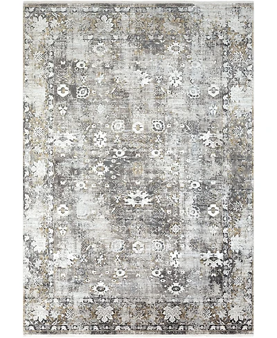 Surya Solar Sor-2308 Charcoal 7'6" x 11'2" Area Rug