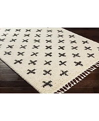Livabliss Berber Shag Bbe- Charcoal 5'3" x 7'3" Area Rug