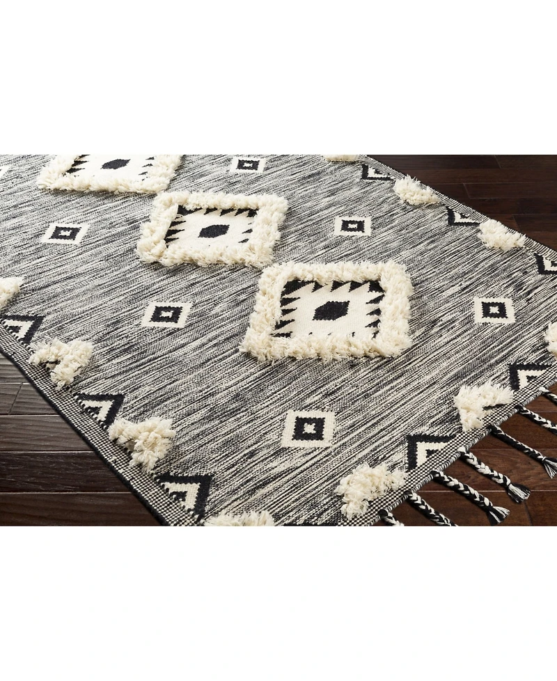 Closeout! Livabliss Apache Apa- Black 8' x 10' Area Rug