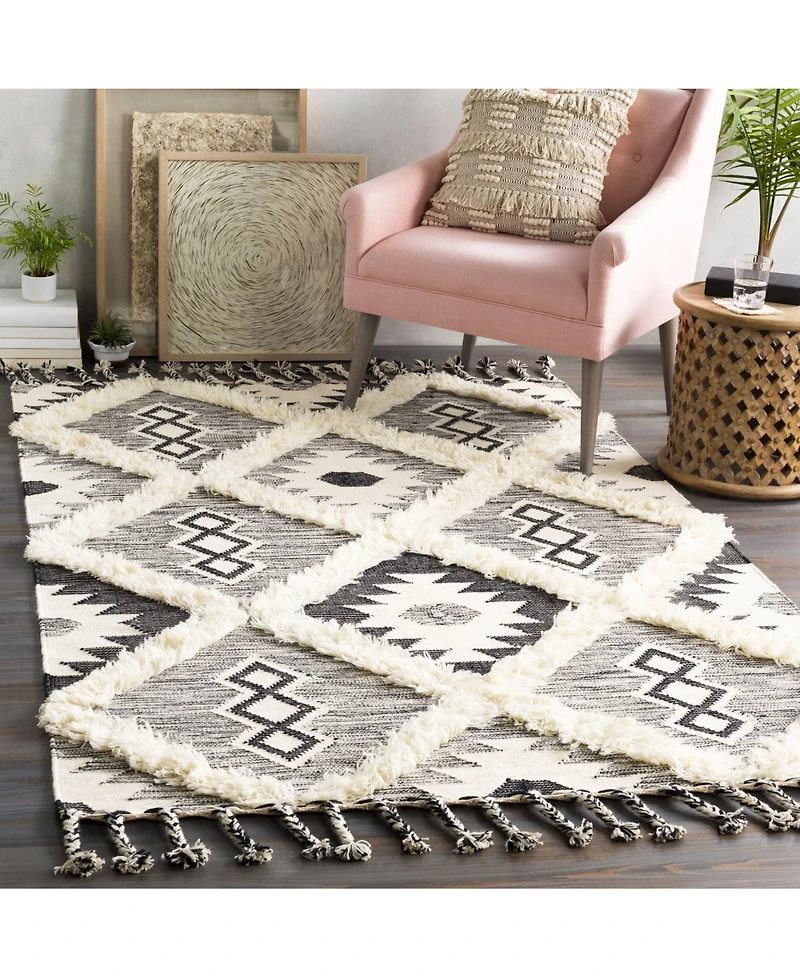 Closeout! Livabliss Apache Apa-2303 Black 8' x 10' Area Rug