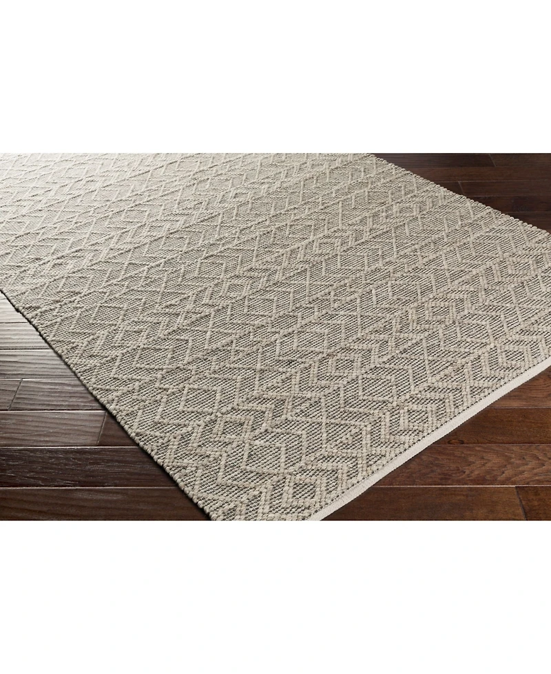 Surya Ingrid Ing-2000 Black 8' x 8' Square Area Rug