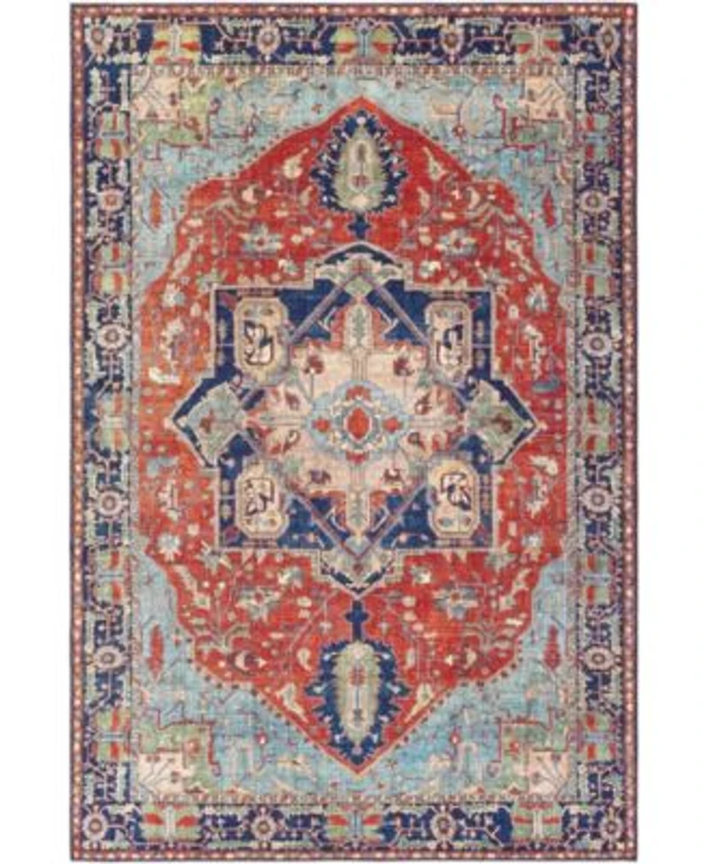Livabliss Iris Irs Red Area Rug Collection