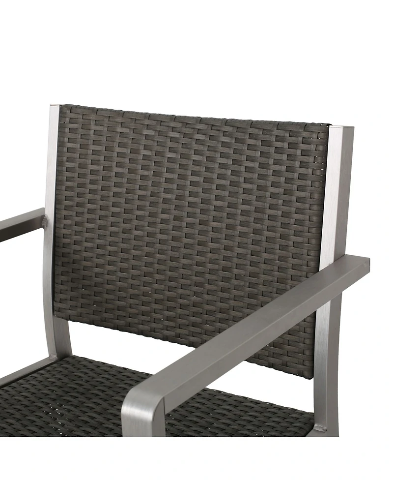 Noble House Cape Coral Outdoor 3 Piece Bar Set