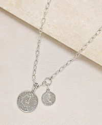 Ettika Simplicity Coin Chain Women's Necklace