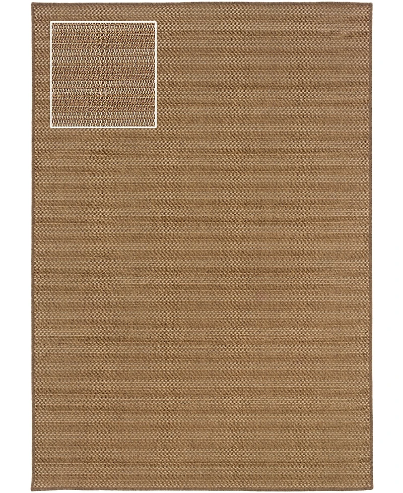 Oriental Weavers Karavia 001X3 Tan 3'7" x 5'6" Outdoor Area Rug