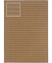 Oriental Weavers Karavia 001X3 Tan 3'7" x 5'6" Outdoor Area Rug