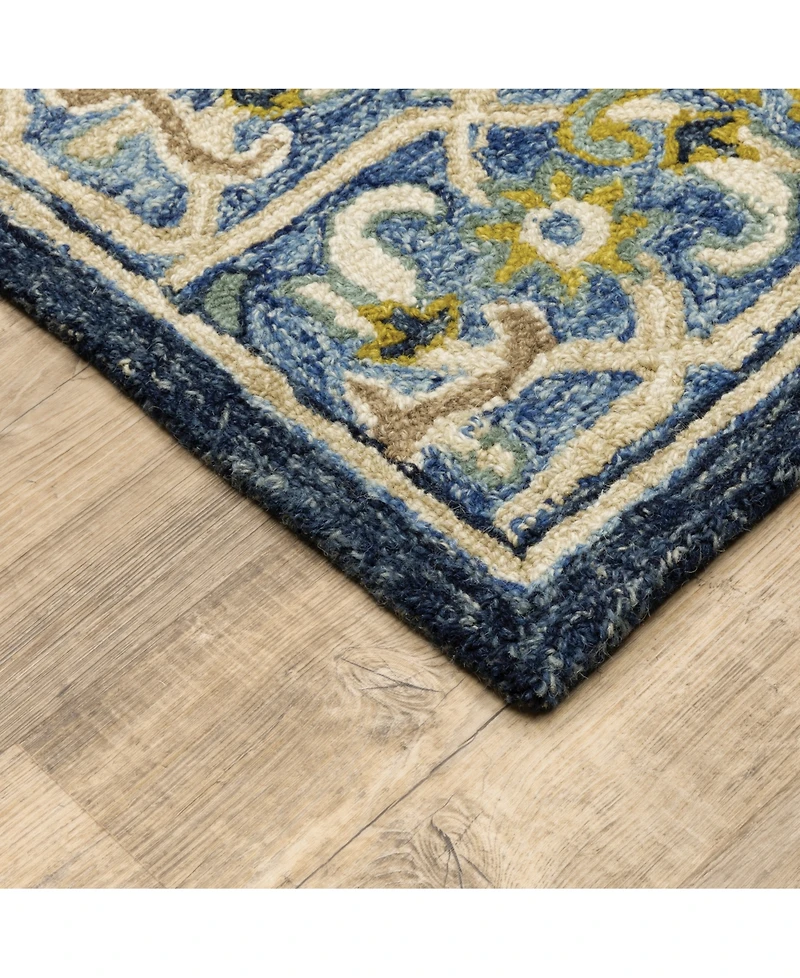 Oriental Weavers Alfresco Navy 3'6" x 5'6" Area Rug