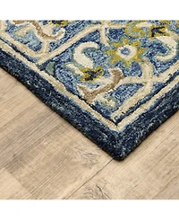 Oriental Weavers Alfresco Navy 3'6" x 5'6" Area Rug