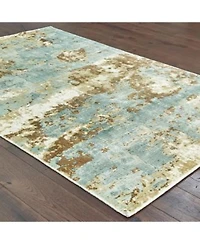 Oriental Weavers Formations Blue Area Rug