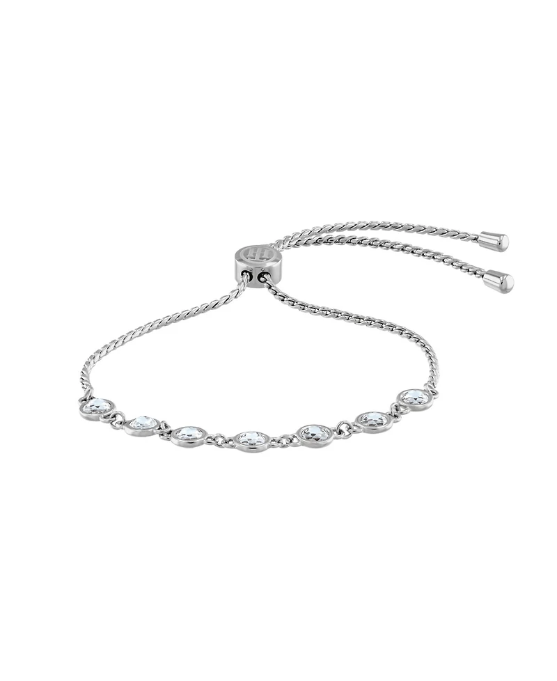 Tommy Hilfiger Women's Silver-Tone Stainless Steel Bracelet