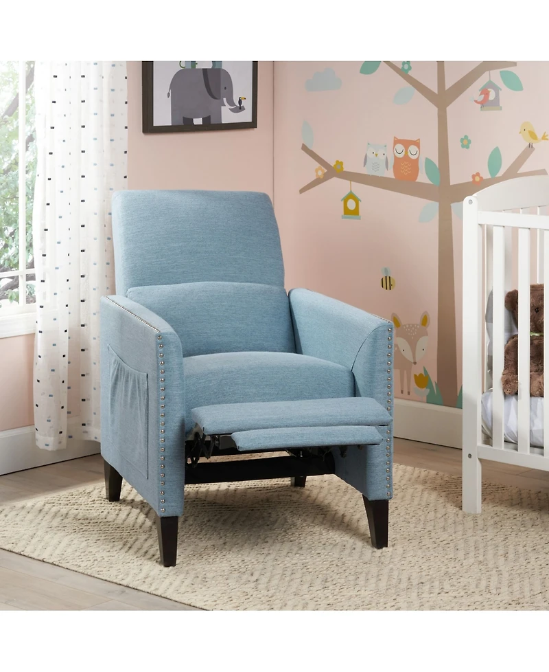 Noble House Alscot Contemporary Push Back Recliner