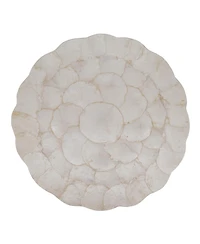 Saro Lifestyle Scalloped Capiz Placemat Set of 4