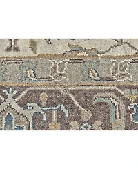 Feizy Ustad R6112 Ivory 5'6" x 8'6" Area Rug