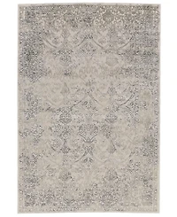 Feizy Prasad R3682 Silver 8' x 11' Area Rug