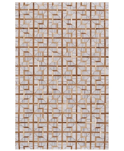 Feizy Fannin R0756 Gray 8' x 11' Area Rug