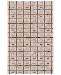 Feizy Fannin R0756 Gray 8' x 11' Area Rug