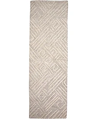 Feizy Enzo R8737 Ivory 2'6" x 8' Runner Rug