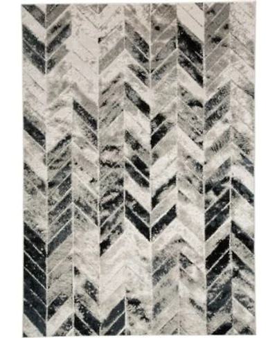 Simply Woven Hadlee R3048 Gray Rug